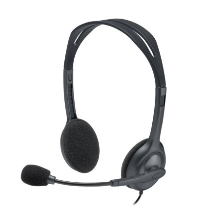 Auriculares logitech h111 con micrófono jack 3.5 negros