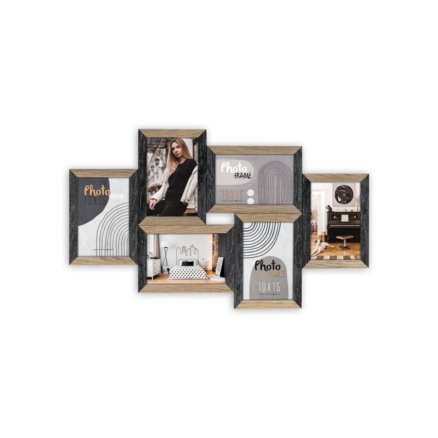 Zep vercelli black  6x10x15 wood gallery dn688b