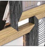 Zep vercelli black  6x10x15 wood gallery dn688b