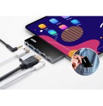 Aten uh3238 travel dock 5 usb-c con paso de alimentación