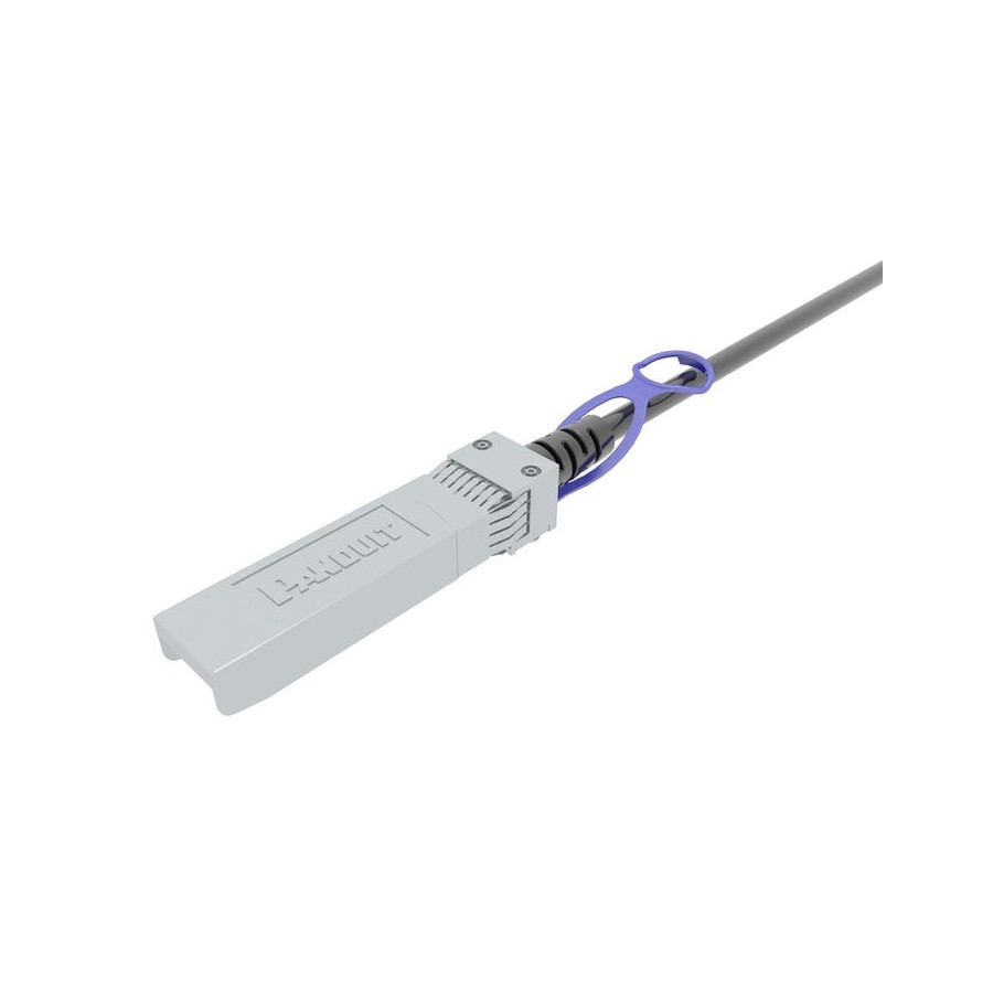 Panduit psf1pza1mbl cable de fibra óptica e infiniband 1 m sfp+ negro