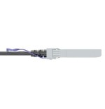 Panduit psf1pza1mbl cable de fibra óptica e infiniband 1 m sfp+ negro