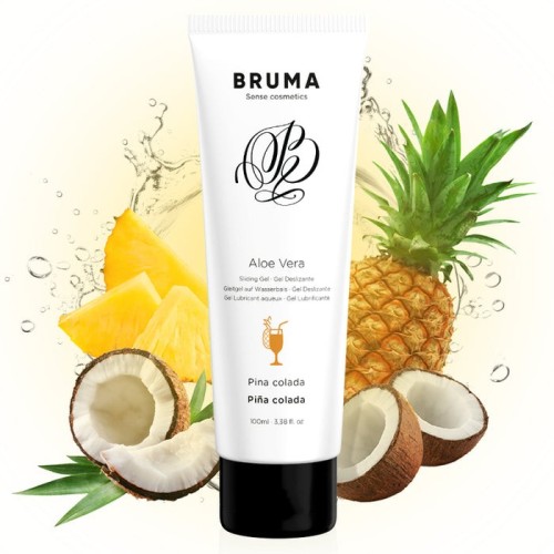 Bruma - gel deslizante con aloe vera sabor a piña colada 100 ml
