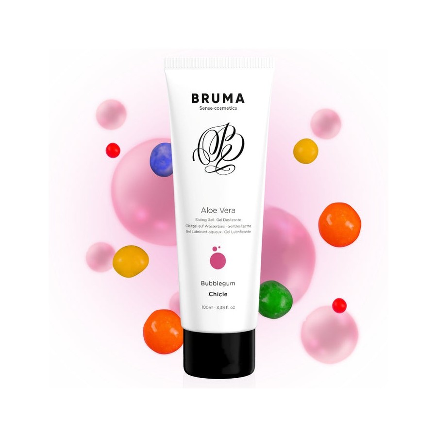Bruma - gel deslizante con aloe vera sabor a chicle 100 ml