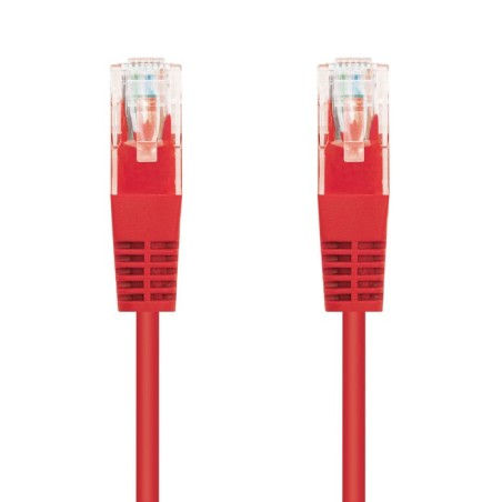 Nanocable cable de red rj45 cat.6 utp awg24 2m - rojo