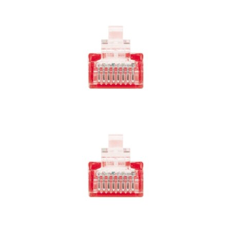 Nanocable cable de red rj45 cat.6 utp awg24 2m - rojo