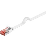 Goobay cat 6 flach-patchcable rj-45 (m) zu rj-45 (m) u/ftp, blanco, 500cm