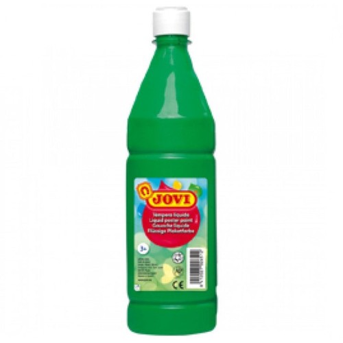 Jovi témpera líquida paint botella 1000ml verde medio