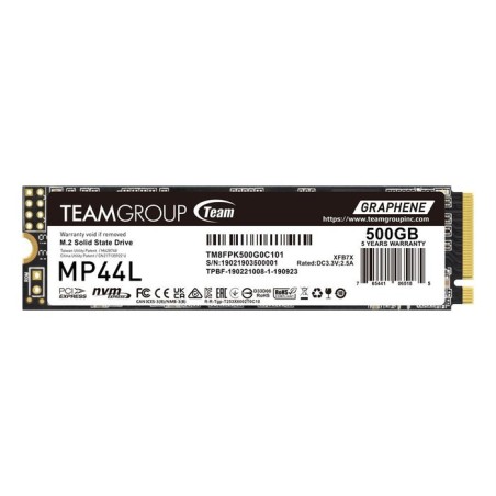 Ssd team mp44l m.2 500gb pcie g4x4 2280