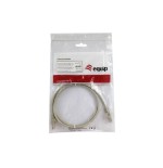 Equip cable de red rj45 cat6 u/utp 1m gris  625410