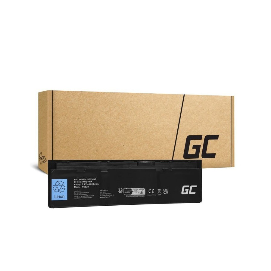 Bateria green cell wd52h vfv59 para dell latitude e7240 e7250 7.4v 5000mah