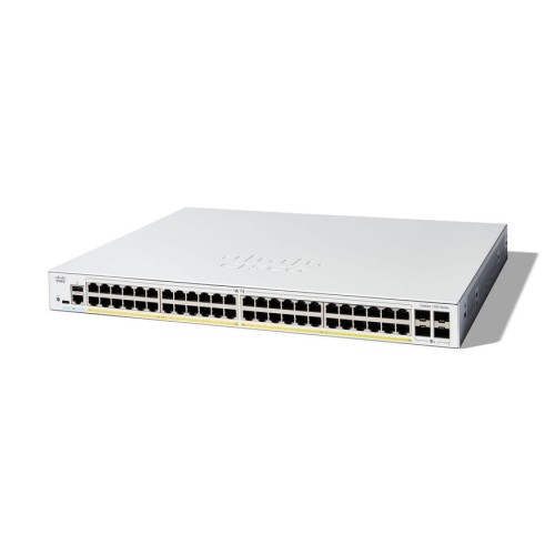 Cisco c1300-48p-4x switch gestionado l2/l3 gigabit ethernet (10/100/1000) blanco