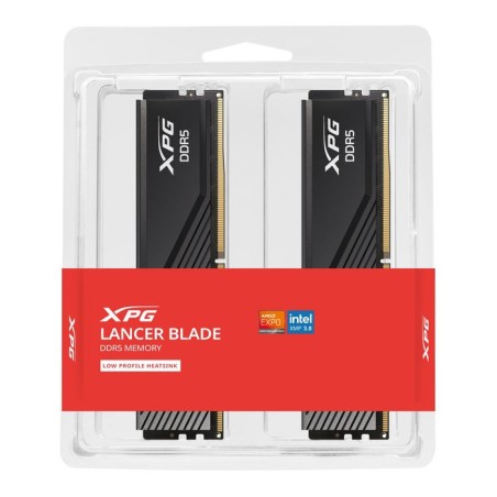 Adata 32 gb ddr5 5600 (2x 16 gb) kit dual xpg lancer blade, intel xmp, amd expo ax5u5600c4616g-dtlabbk