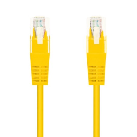Nanocable cable de red rj45 cat.6 utp awg24 1m - amarillo