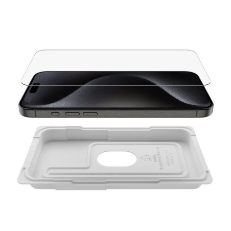 Protector de pantalla belkin ova134zz iphone 15 pro max ultraglass2 screenforce