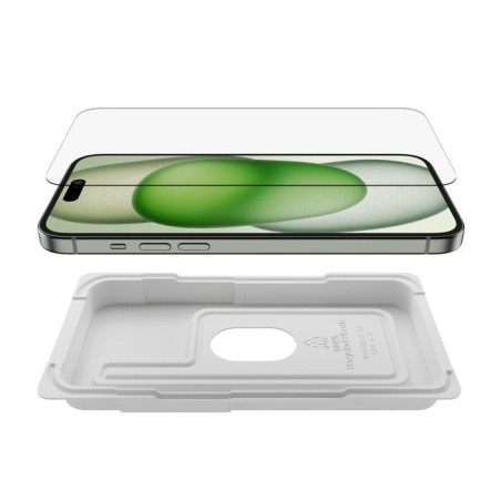 Protector de pantalla belkin ova136zz iphone 15 plus /14 pro max temperedglass screenforce