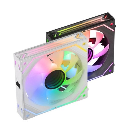 Ventilador mars gaming mf-linkfinity 12cm argb blanco