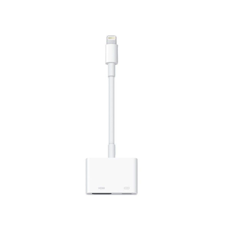 Adaptador apple md826zm a de conector lightning a hdmi usb para ipad retina ipad mini iphone 5 ipod touch 5ªgen