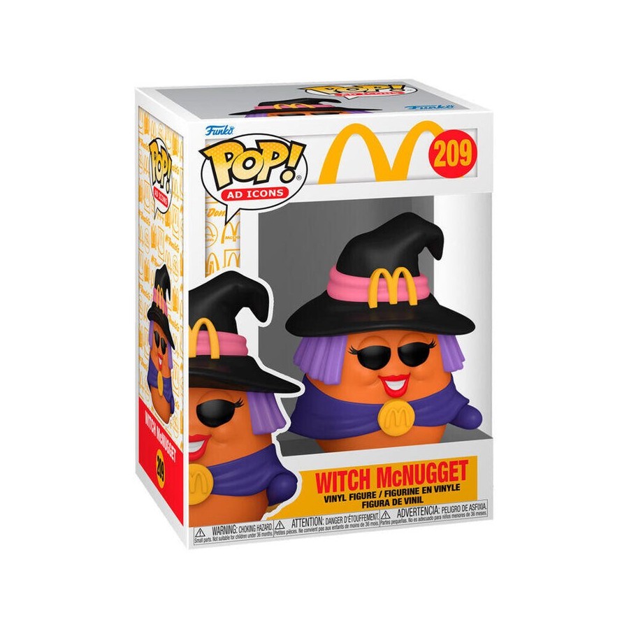 Figura pop mcdonalds nugget buddies witch