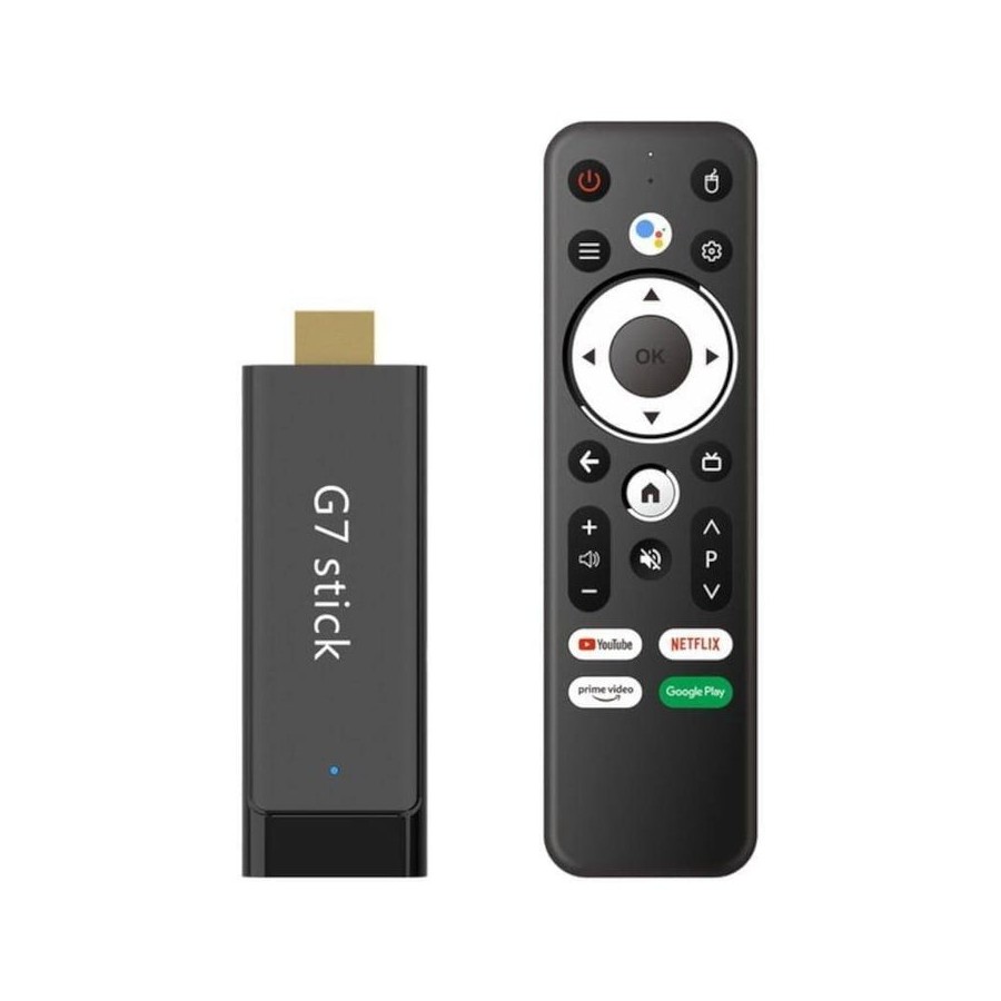 G7 stick s905y4 2gb/16gb dual wifi control por voz android 11 - android tv