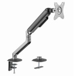 Gembird desk mounted adjustable monitor arm space grey