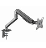 Gembird desk mounted adjustable monitor arm space grey