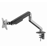 Gembird desk mounted adjustable monitor arm space grey