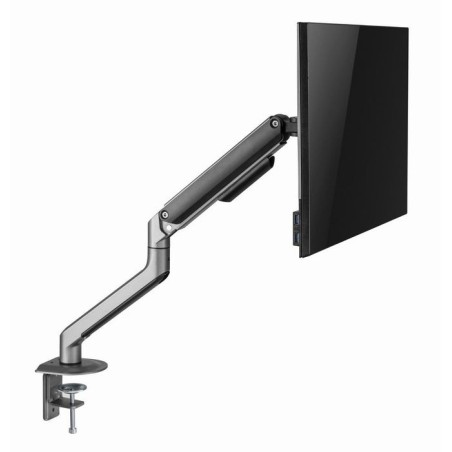Gembird desk mounted adjustable monitor arm space grey