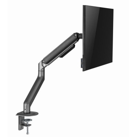 Gembird desk mounted adjustable monitor arm space grey