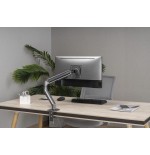 Gembird desk mounted adjustable monitor arm space grey