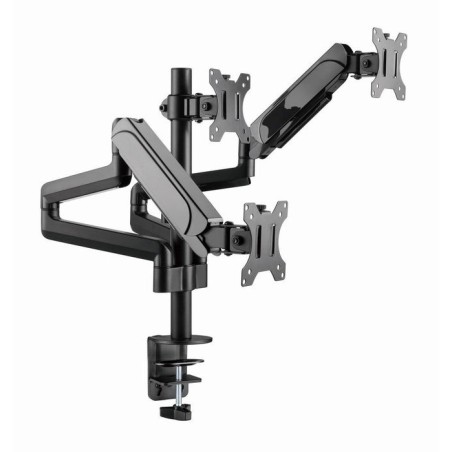 Gembird desk mounted adjustable mounting arm for 3 monitors - full-motion