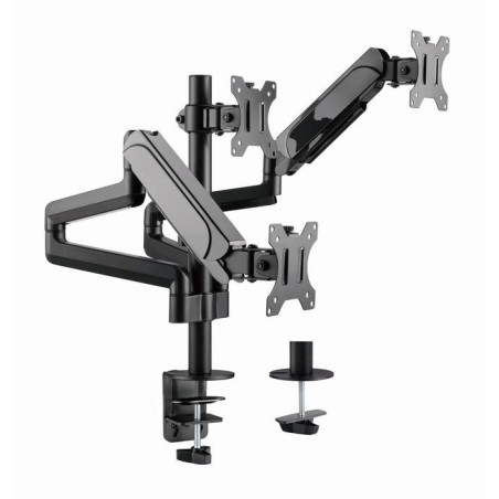 Gembird desk mounted adjustable mounting arm for 3 monitors - full-motion