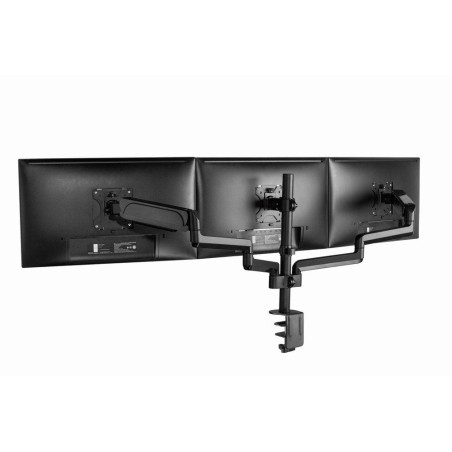 Gembird desk mounted adjustable mounting arm for 3 monitors - full-motion