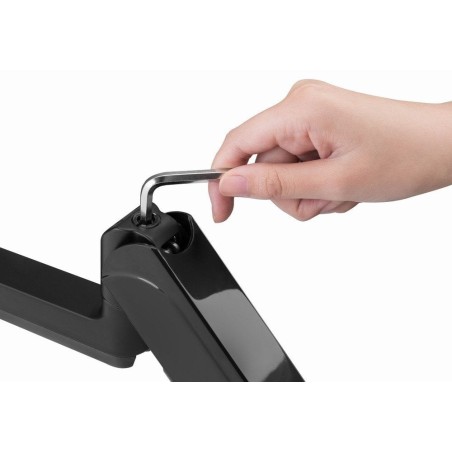 Gembird desk mounted adjustable mounting arm for 3 monitors - full-motion