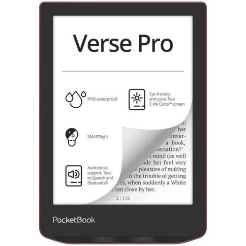 Pocketbook verse pro rojo pasión