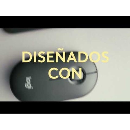 Teclado  español logitech pebble keys 2 k380s rf wireless + bluetooth qwerty rosa