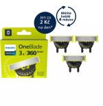 Philips qp430 50 oneblade replaceable blade, 3 pcs, black green