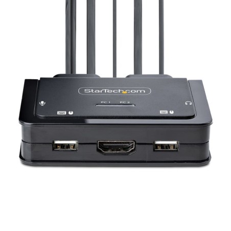 Switch  startech.com c2-h46-uac-cbl-kvm interruptor kvm negro