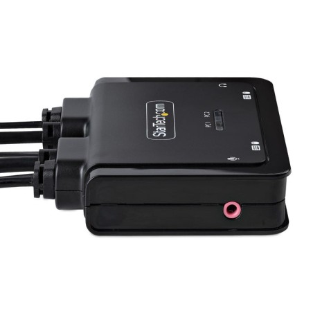 Switch  startech.com c2-h46-uac-cbl-kvm interruptor kvm negro
