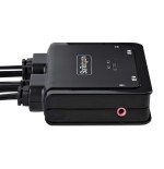 Switch  startech.com c2-h46-uac-cbl-kvm interruptor kvm negro