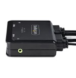 Switch  startech.com c2-h46-uac-cbl-kvm interruptor kvm negro