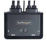 Switch  startech.com c2-h46-uac-cbl-kvm interruptor kvm negro