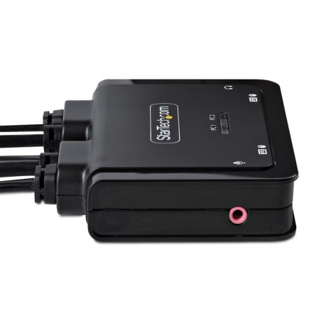 Switch  startech.com c2-d46-uc2-cbl-kvm interruptor kvm negro