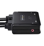 Switch  startech.com c2-d46-uc2-cbl-kvm interruptor kvm negro