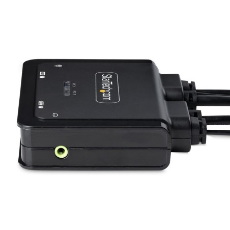 Switch  startech.com c2-d46-uc2-cbl-kvm interruptor kvm negro