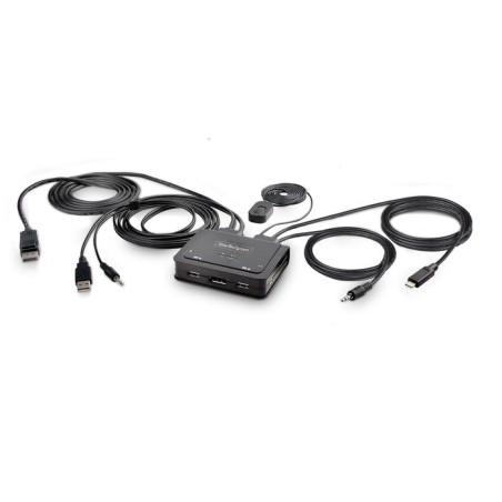 Switch  startech.com c2-d46-uac-cbl-kvm interruptor kvm negro