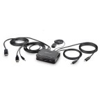 Switch  startech.com c2-d46-uac-cbl-kvm interruptor kvm negro
