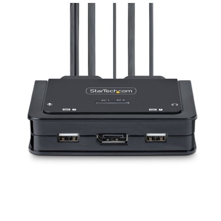 Switch  startech.com c2-d46-uac-cbl-kvm interruptor kvm negro