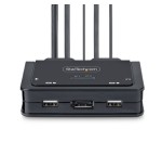 Switch  startech.com c2-d46-uac-cbl-kvm interruptor kvm negro