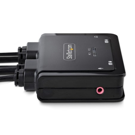 Switch  startech.com c2-d46-uac-cbl-kvm interruptor kvm negro